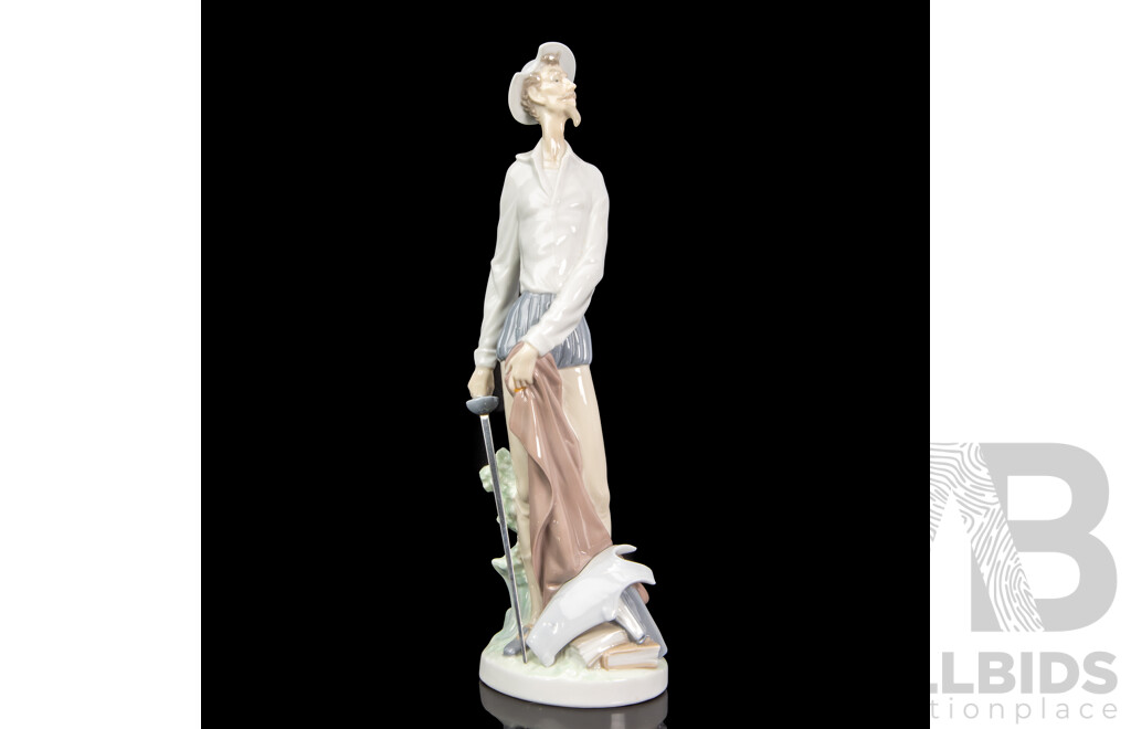 Lladro Spain Figure of Don Quixote, Discontinued