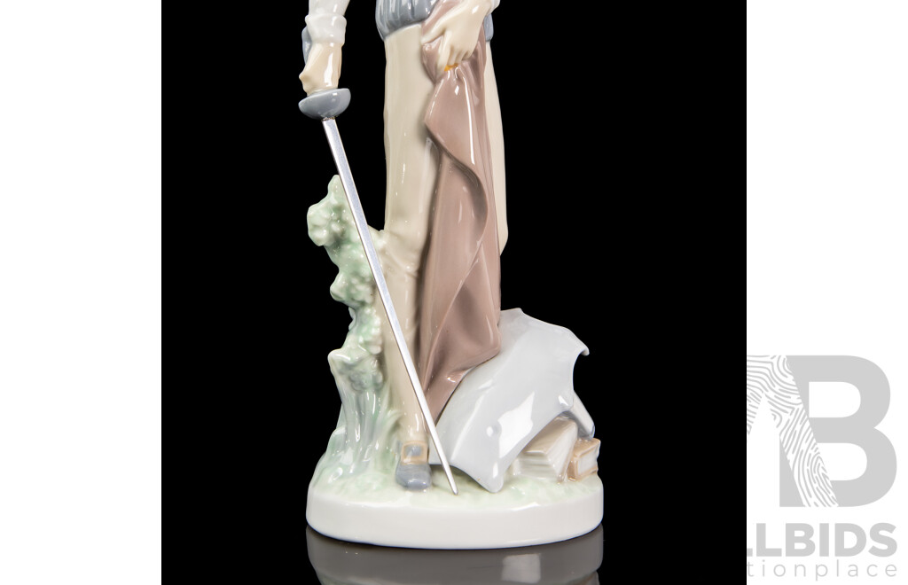Lladro Spain Figure of Don Quixote, Discontinued