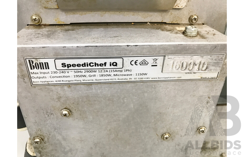 BONN SpeediChef IQ Heavy-Duty Commercial Speed Oven