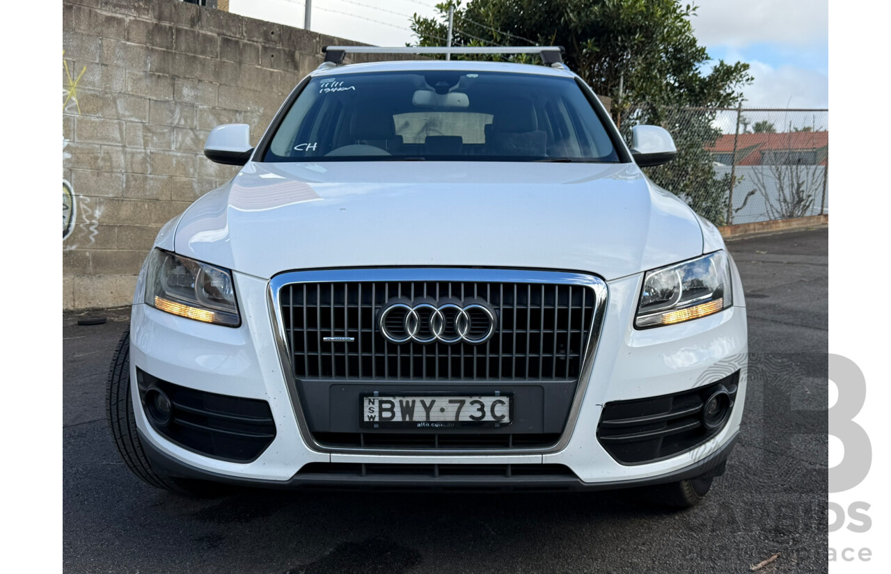 06/2011 Audi Q5 2.0 TDI Quattro AWD 8R MY12 4D Wagon Ibis White Turbo Diesel 2.0L