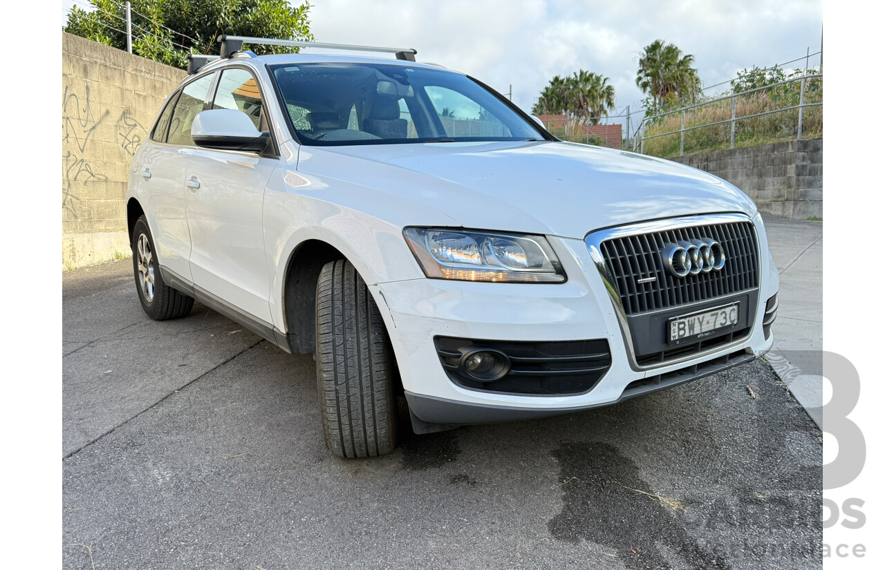 06/2011 Audi Q5 2.0 TDI Quattro AWD 8R MY12 4D Wagon Ibis White Turbo Diesel 2.0L