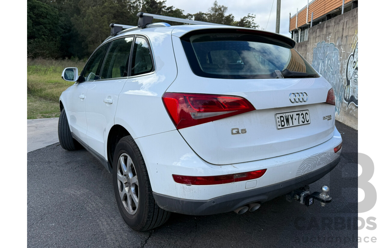 06/2011 Audi Q5 2.0 TDI Quattro AWD 8R MY12 4D Wagon Ibis White Turbo Diesel 2.0L