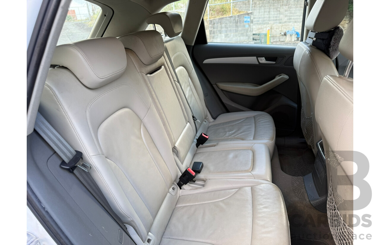 06/2011 Audi Q5 2.0 TDI Quattro AWD 8R MY12 4D Wagon Ibis White Turbo Diesel 2.0L