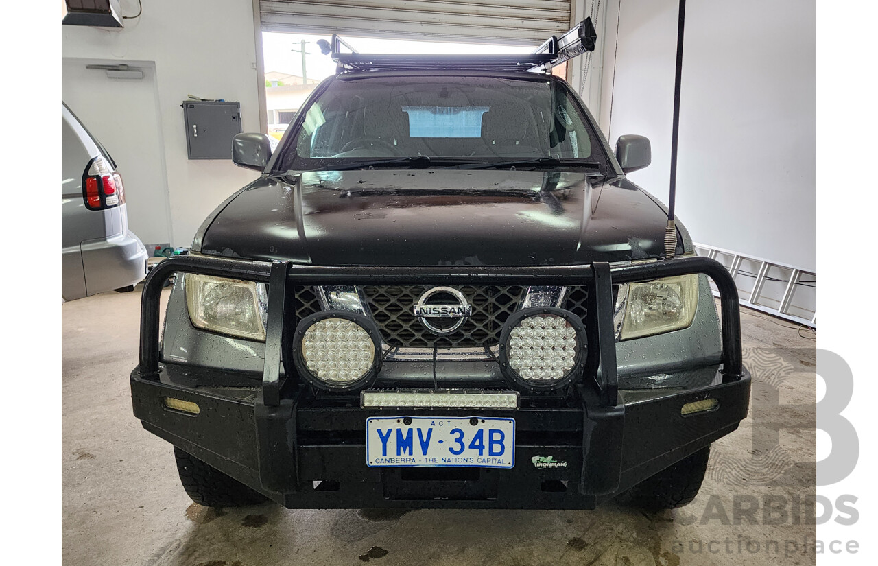 2/2011 Nissan Navara ST (4x4) D40 Dual Cab P/Up Grey 2.5L