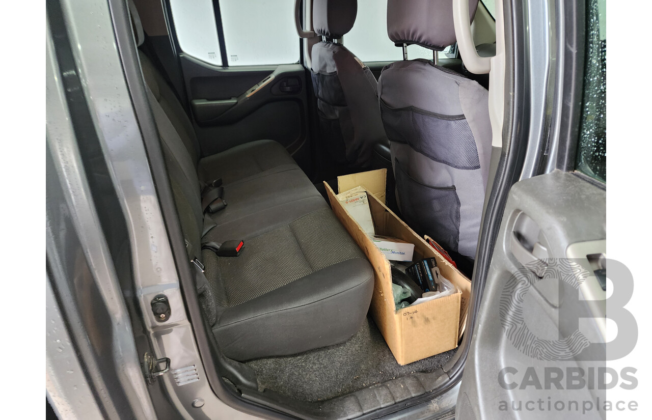 2/2011 Nissan Navara ST (4x4) D40 Dual Cab P/Up Grey 2.5L