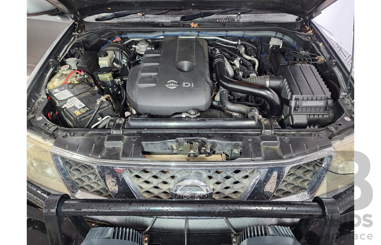 2/2011 Nissan Navara ST (4x4) D40 Dual Cab P/Up Grey 2.5L