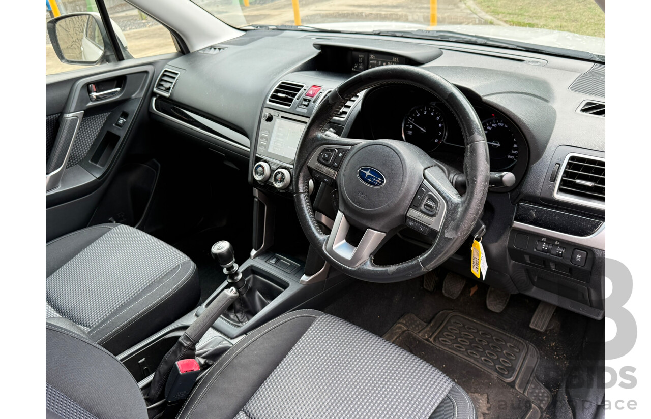 04/2017 Subaru Forester 2.0i-L AWD MY17 4D Wagon White 2.0L