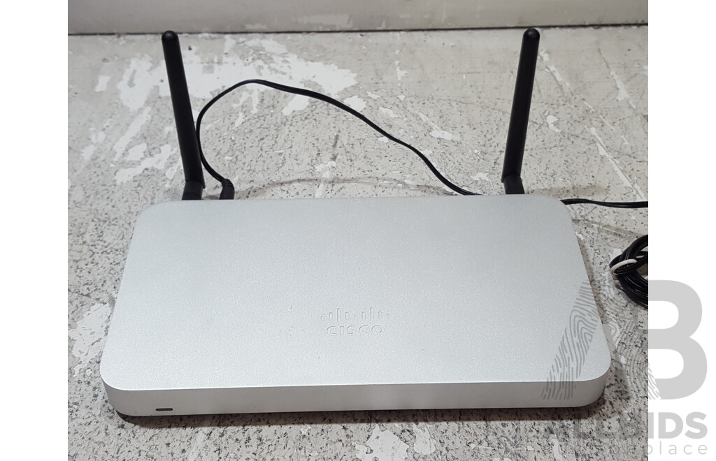 Cisco Meraki MX64W Cloud-Managed Enterprise Security Appliance w/ Power Supply
