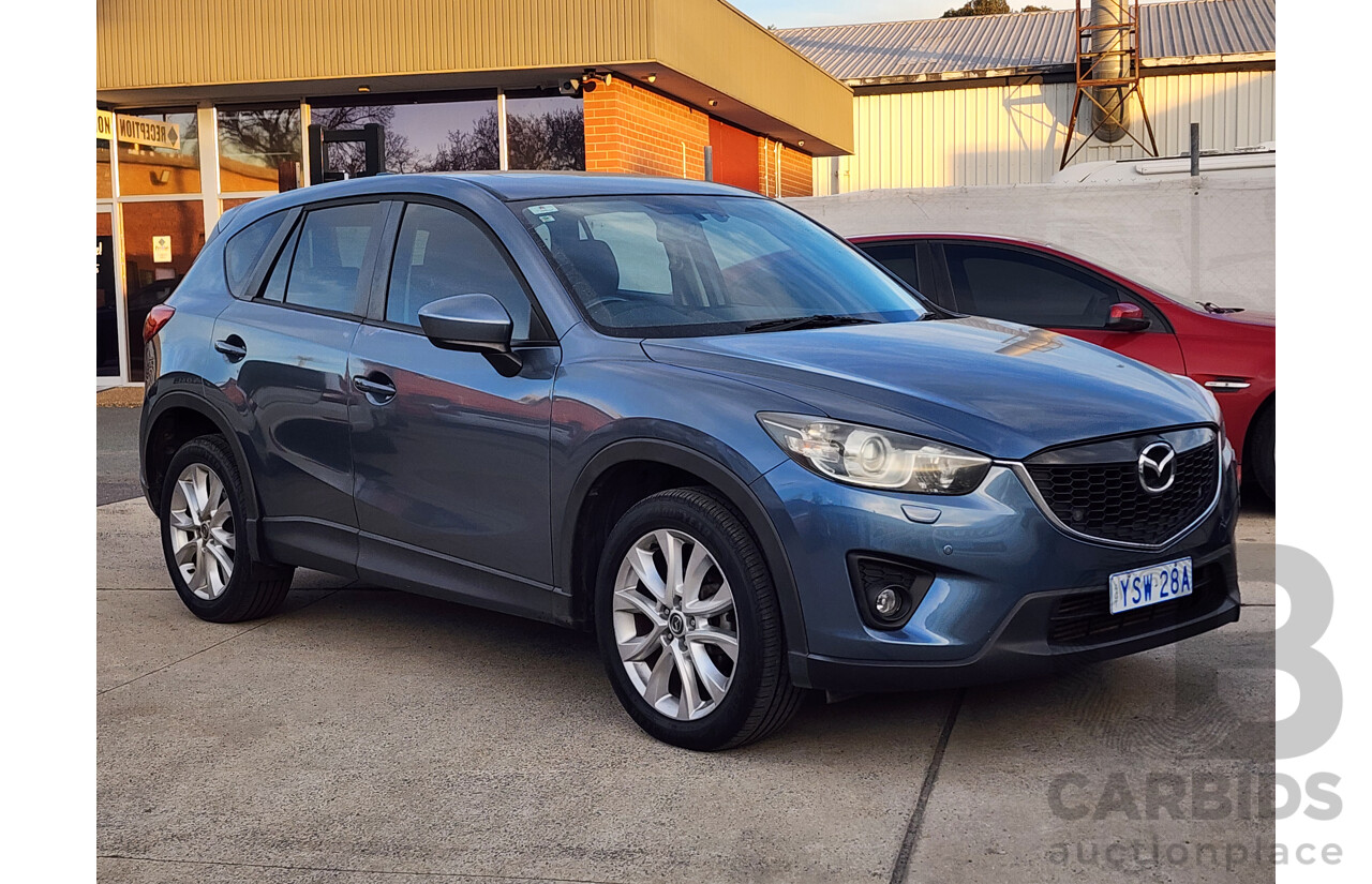 12/2013 Mazda Cx-5 Grand Tourer (4x4) MY13 UPGRADE 4d Wagon Blue 2.2L