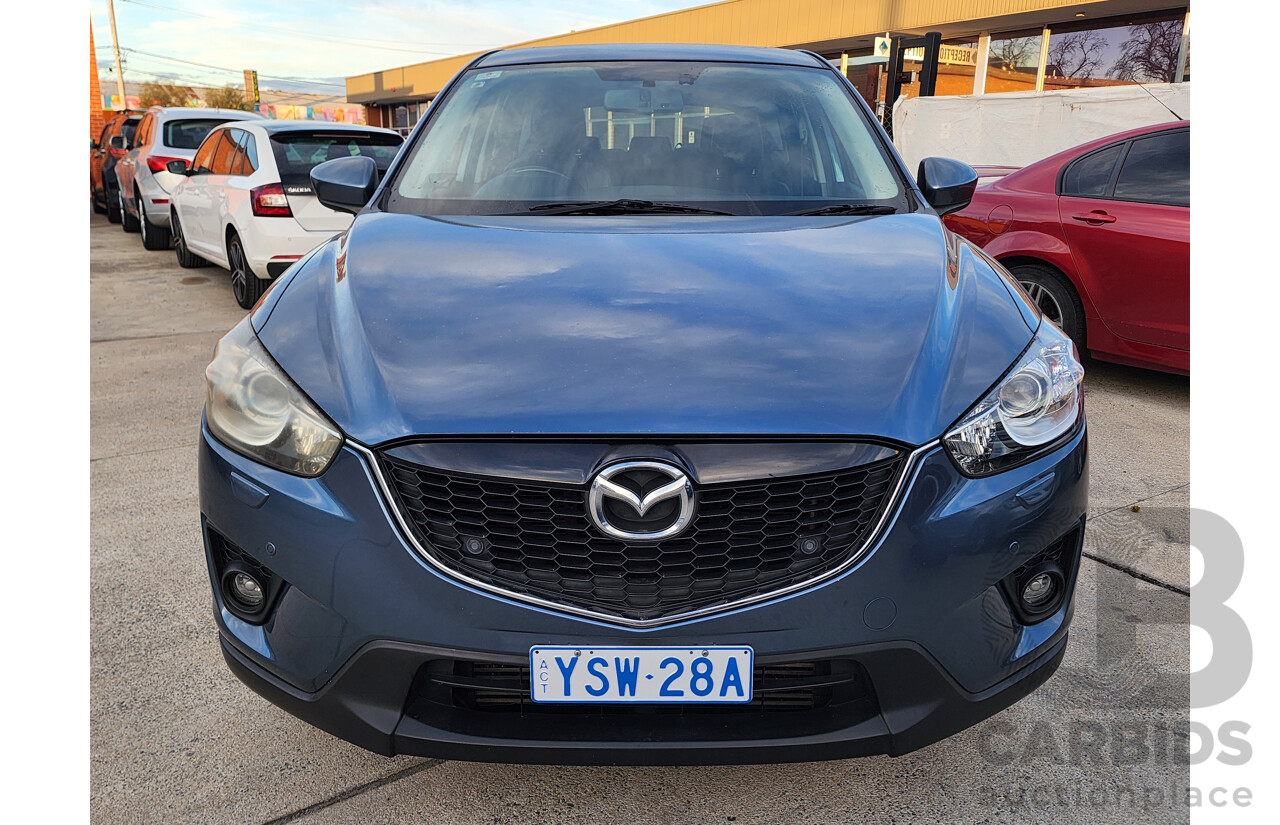 12/2013 Mazda Cx-5 Grand Tourer (4x4) MY13 UPGRADE 4d Wagon Blue 2.2L