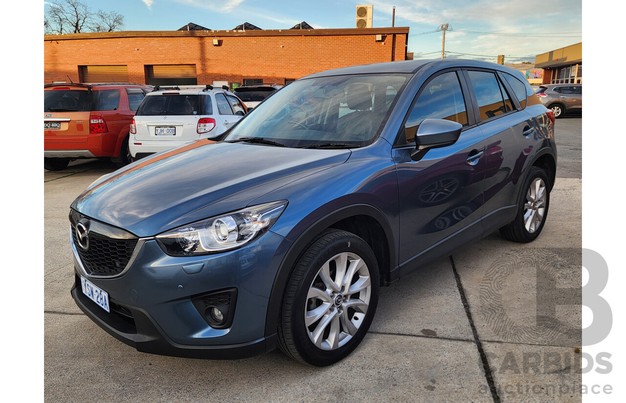 12/2013 Mazda Cx-5 Grand Tourer (4x4) MY13 UPGRADE 4d Wagon Blue 2.2L