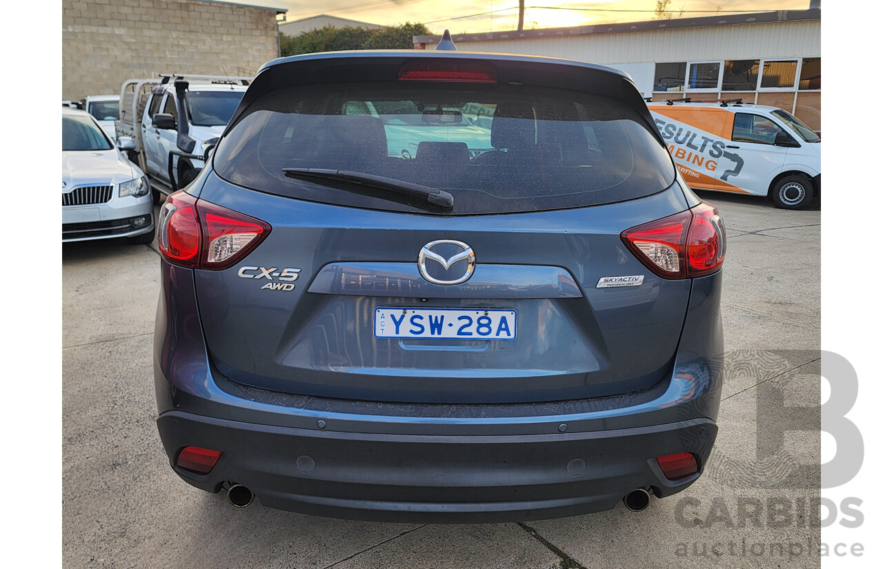 12/2013 Mazda Cx-5 Grand Tourer (4x4) MY13 UPGRADE 4d Wagon Blue 2.2L