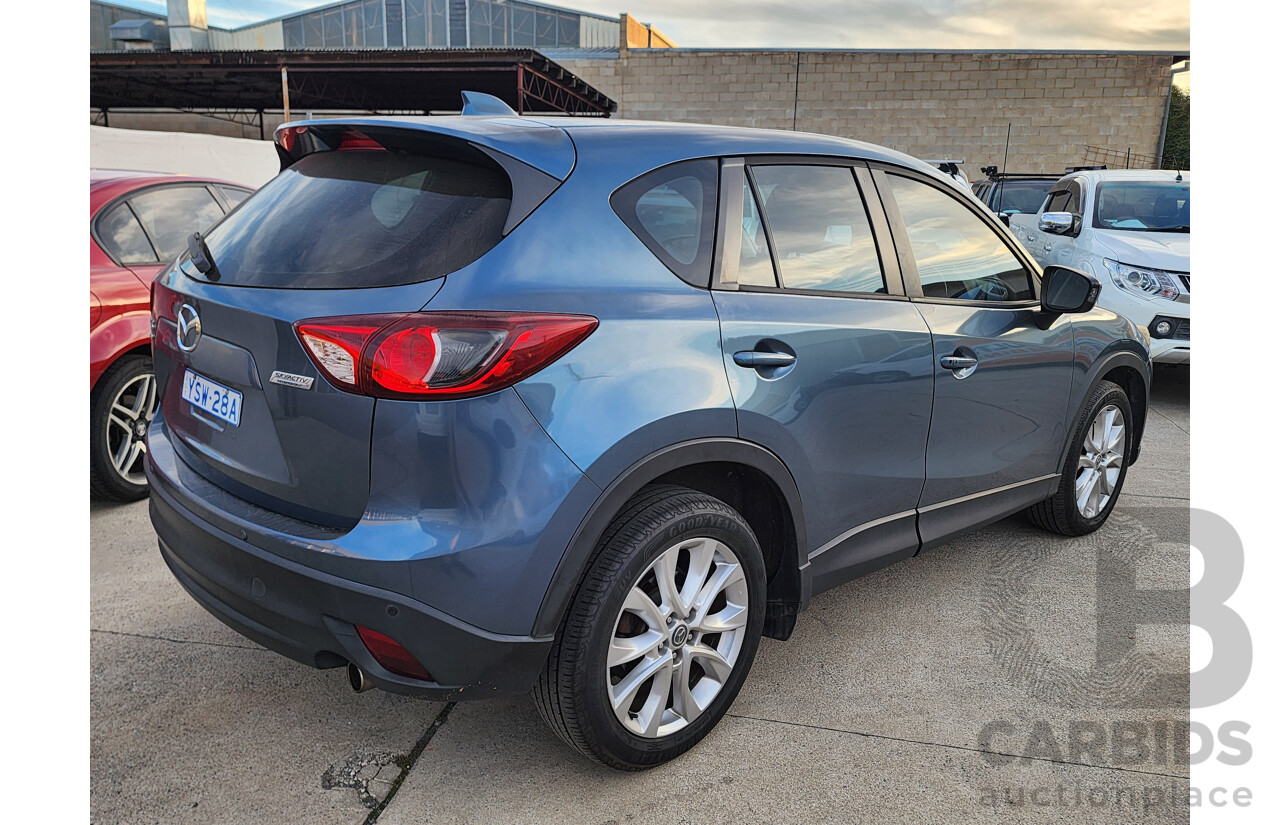 12/2013 Mazda Cx-5 Grand Tourer (4x4) MY13 UPGRADE 4d Wagon Blue 2.2L