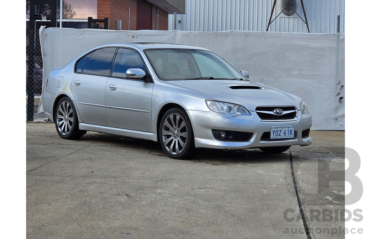 11/2006 Subaru Liberty GT-B MY07 4d Sedan Silver Or Chrome 2.5L