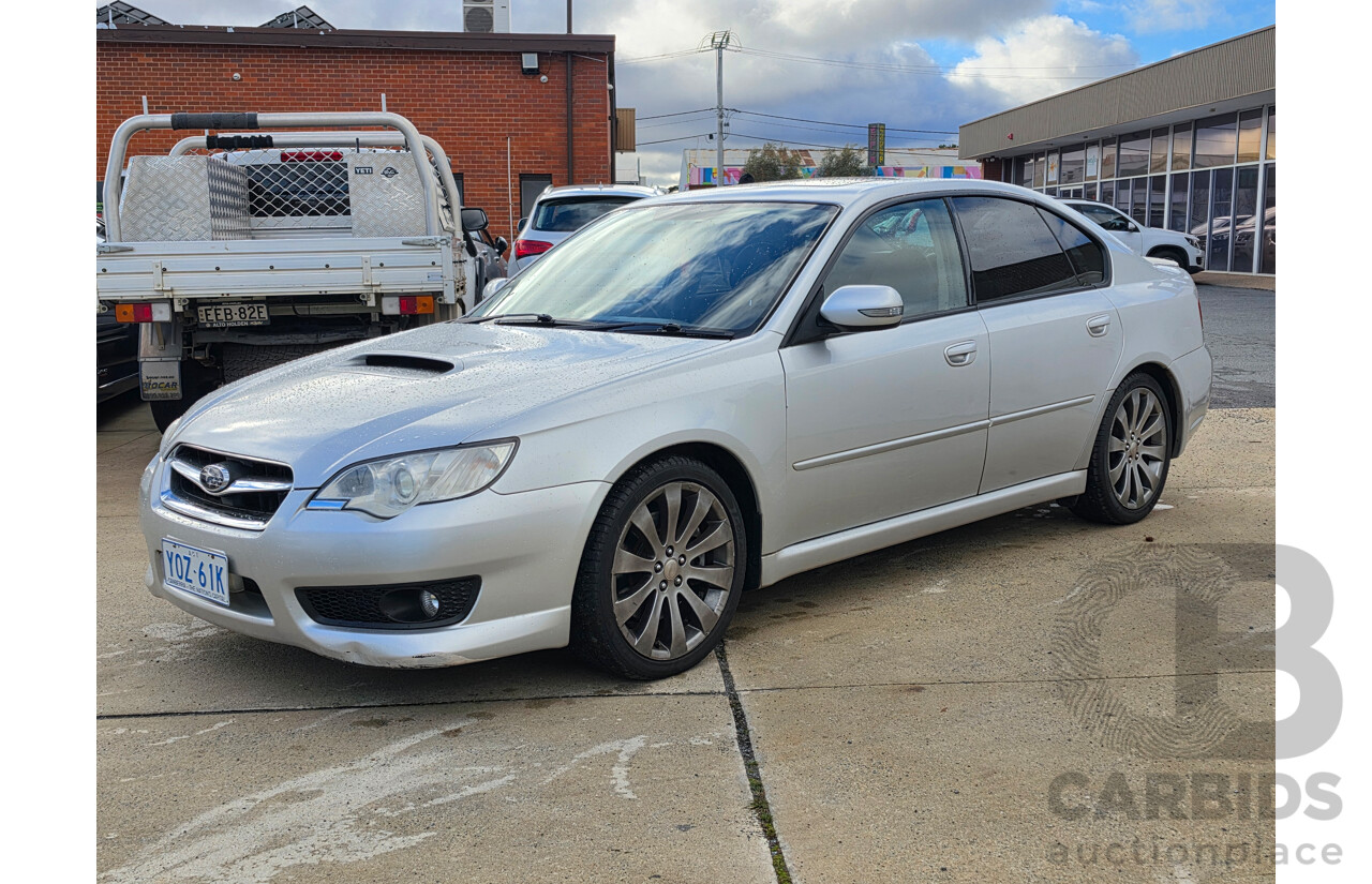 11/2006 Subaru Liberty GT-B MY07 4d Sedan Silver Or Chrome 2.5L
