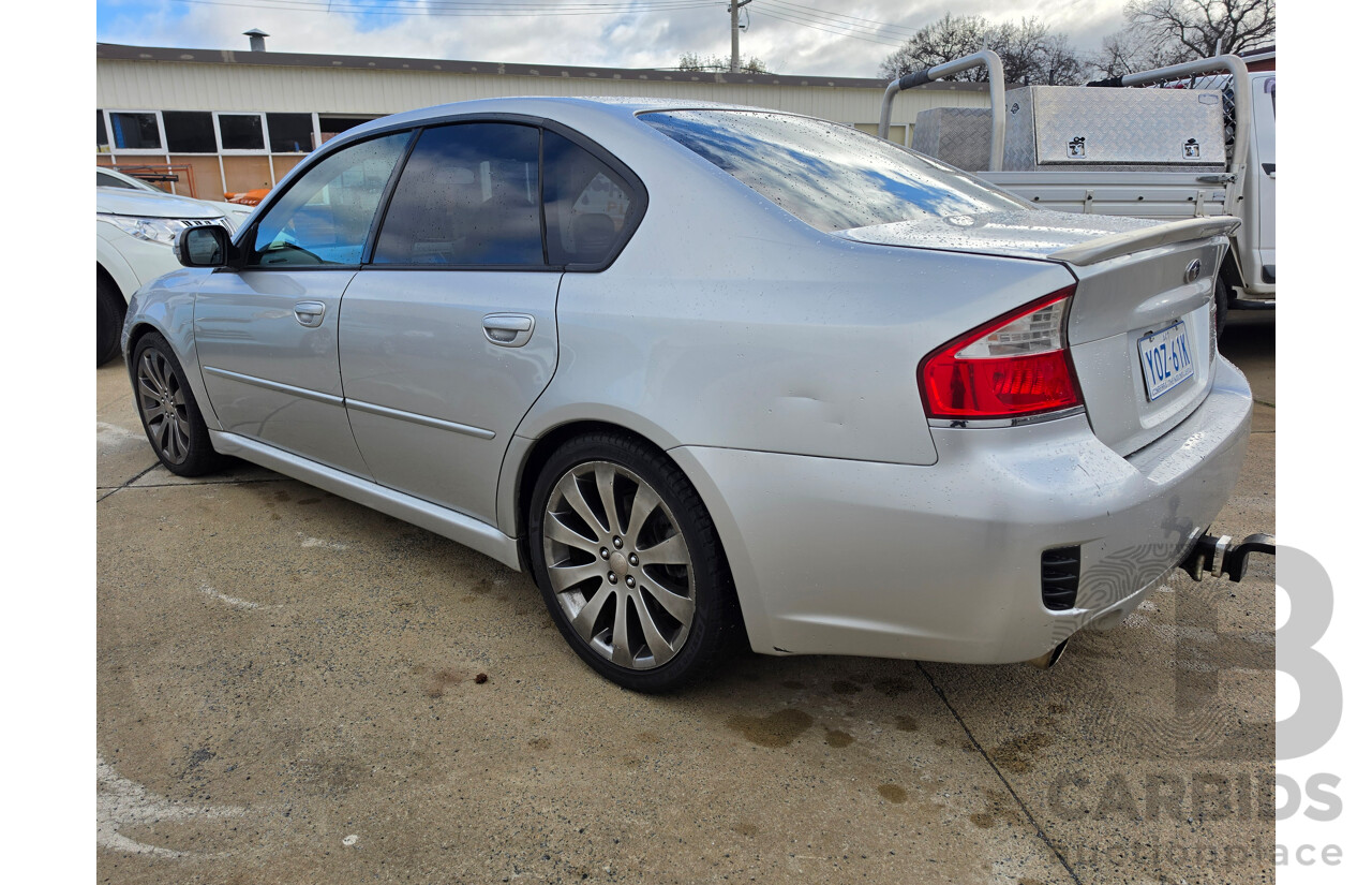 11/2006 Subaru Liberty GT-B MY07 4d Sedan Silver Or Chrome 2.5L