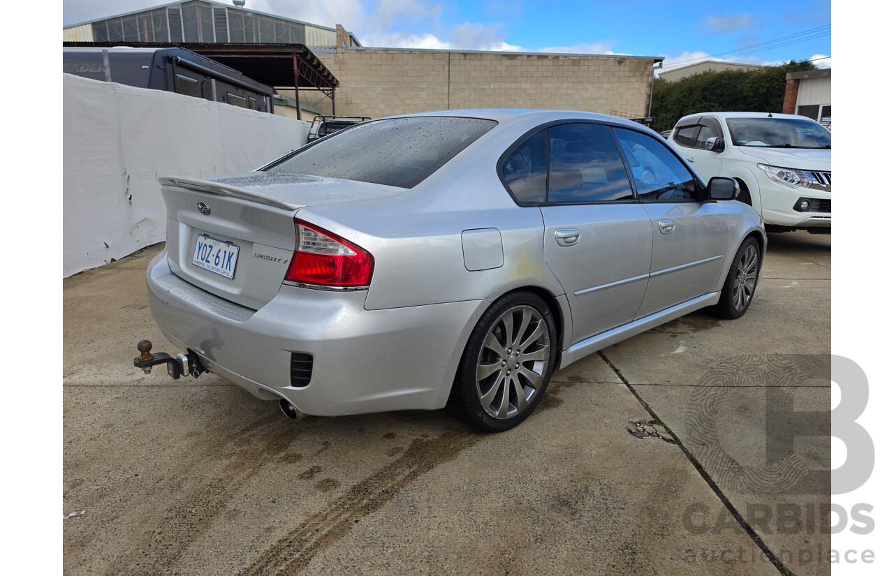 11/2006 Subaru Liberty GT-B MY07 4d Sedan Silver Or Chrome 2.5L