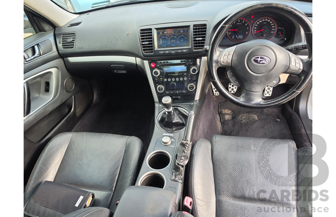 11/2006 Subaru Liberty GT-B MY07 4d Sedan Silver Or Chrome 2.5L