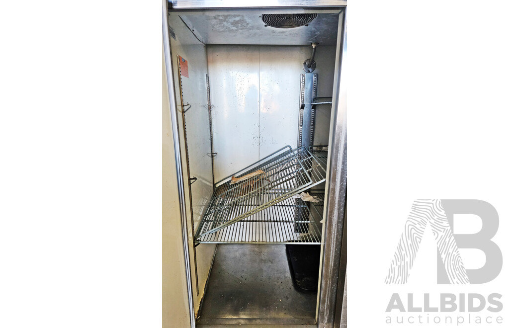 Mitchel R1170FDGN Stainless Steel Two Door Refrigerator