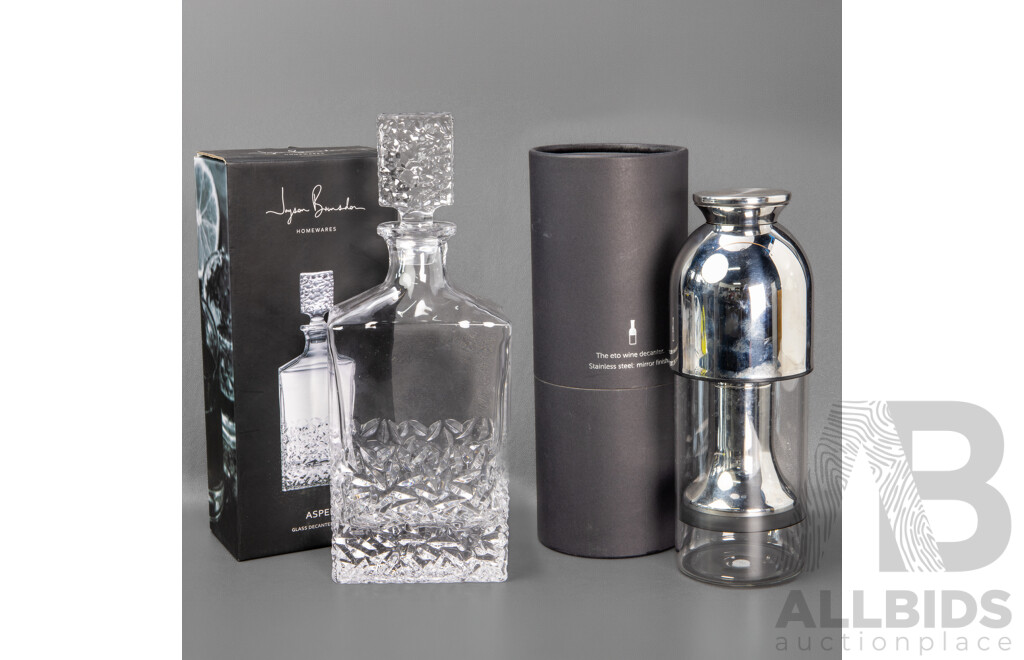Aspen Decanter by Jayson Brunsdson with Eto Wine Decanter