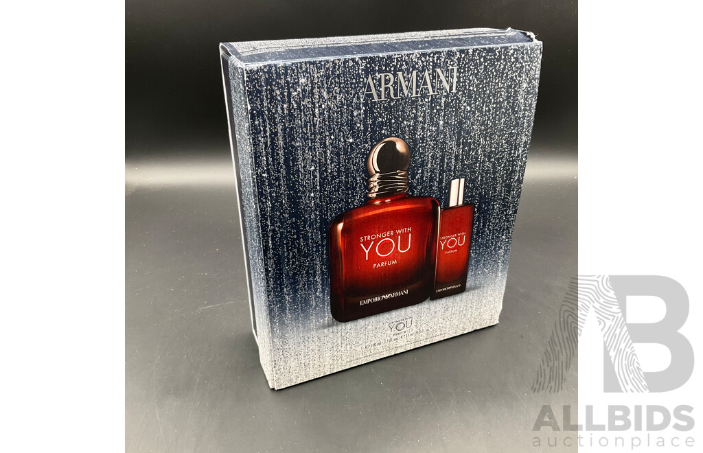 Armani Stronger with You Parfum Gift Set