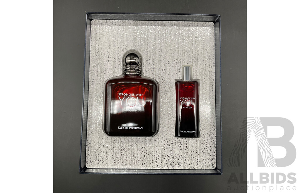 Armani Stronger with You Parfum Gift Set