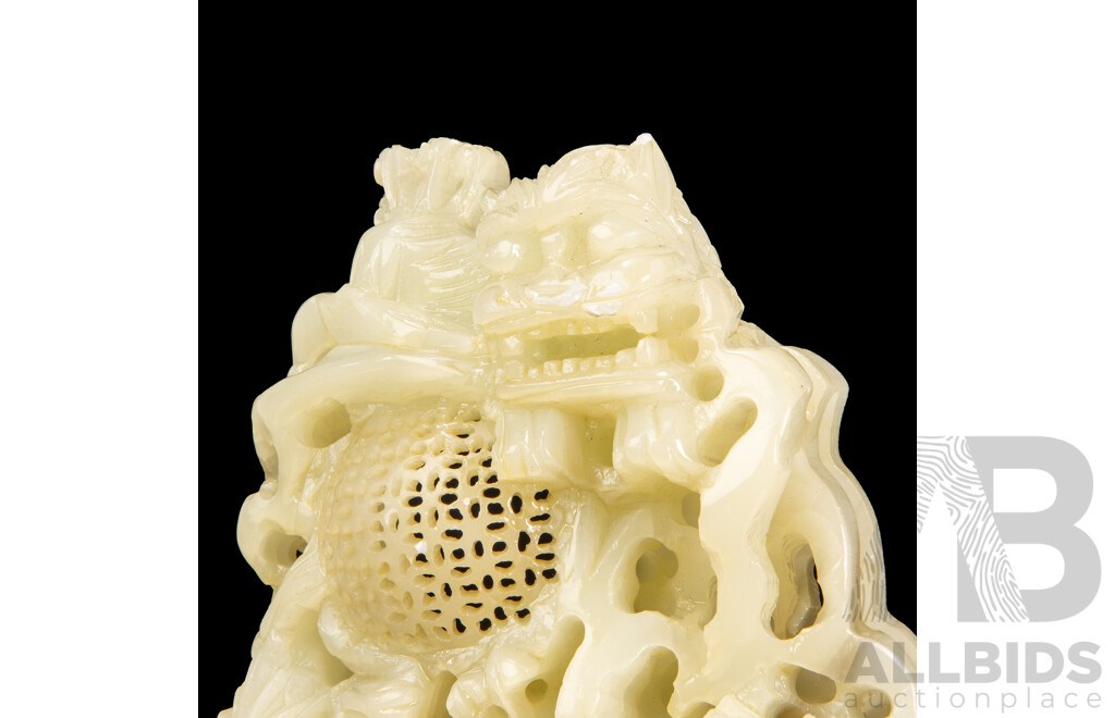 Antique Chinese Carved Jade Figure