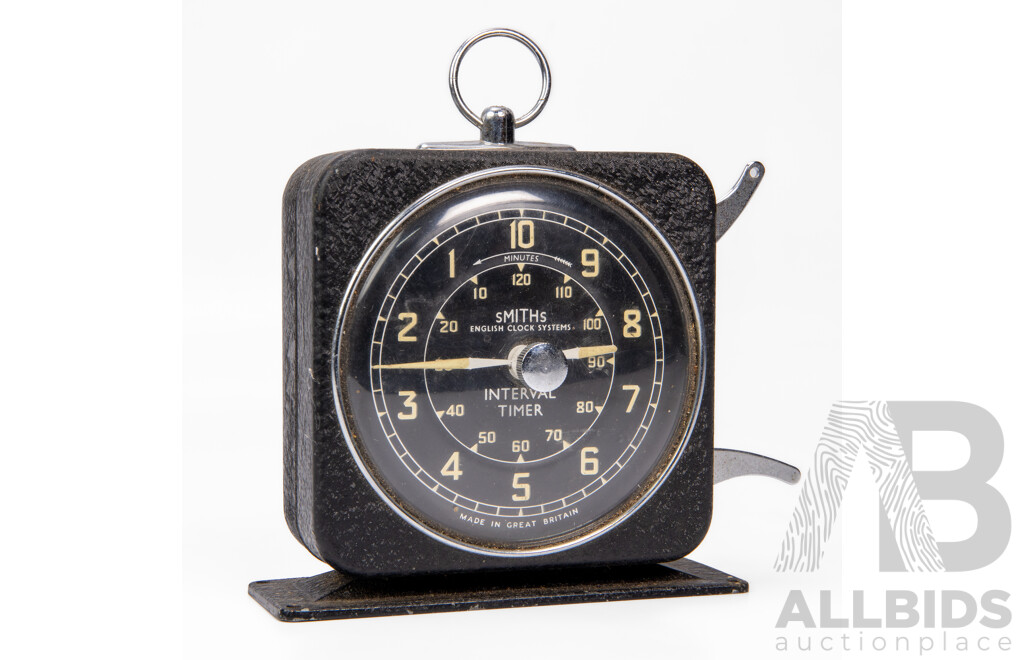Vintage English Smiths Industrial Interval Timer