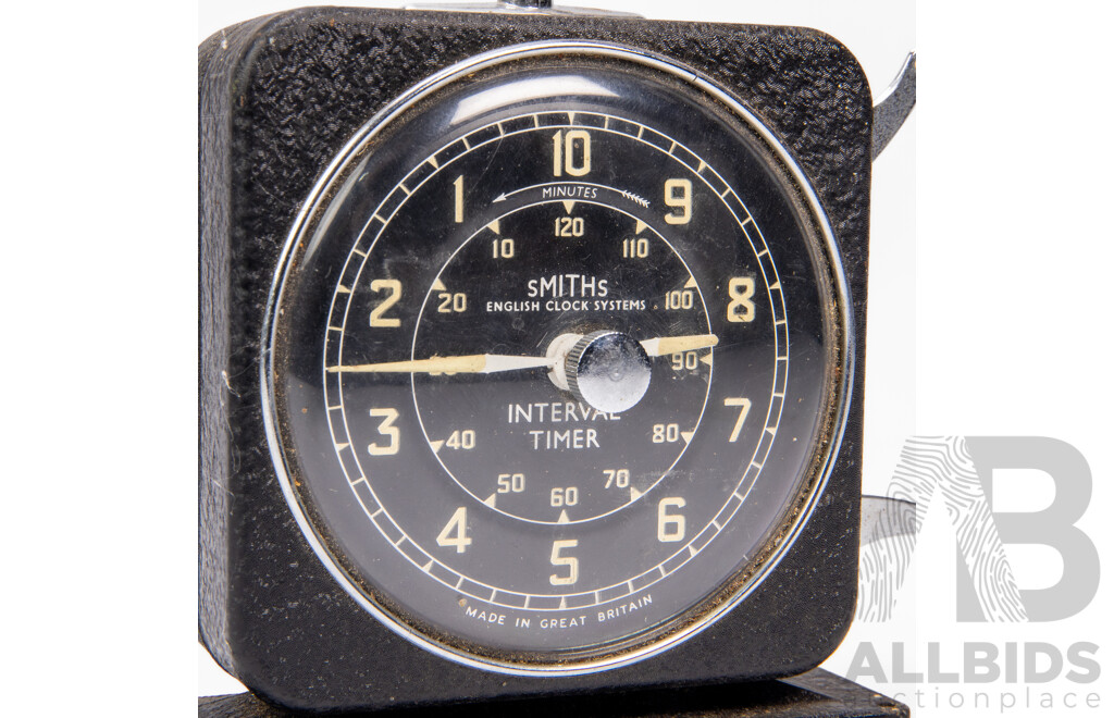Vintage English Smiths Industrial Interval Timer