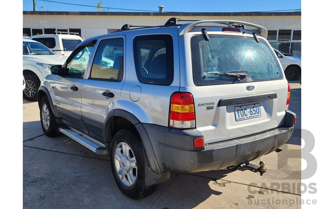 9/2002 Ford Escape XLT BA 4d Wagon Silver 3.0L