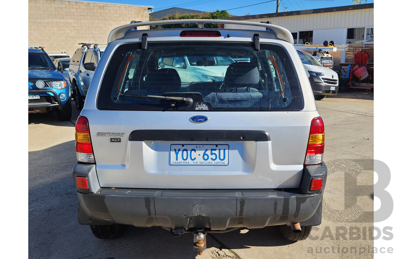 9/2002 Ford Escape XLT BA 4d Wagon Silver 3.0L