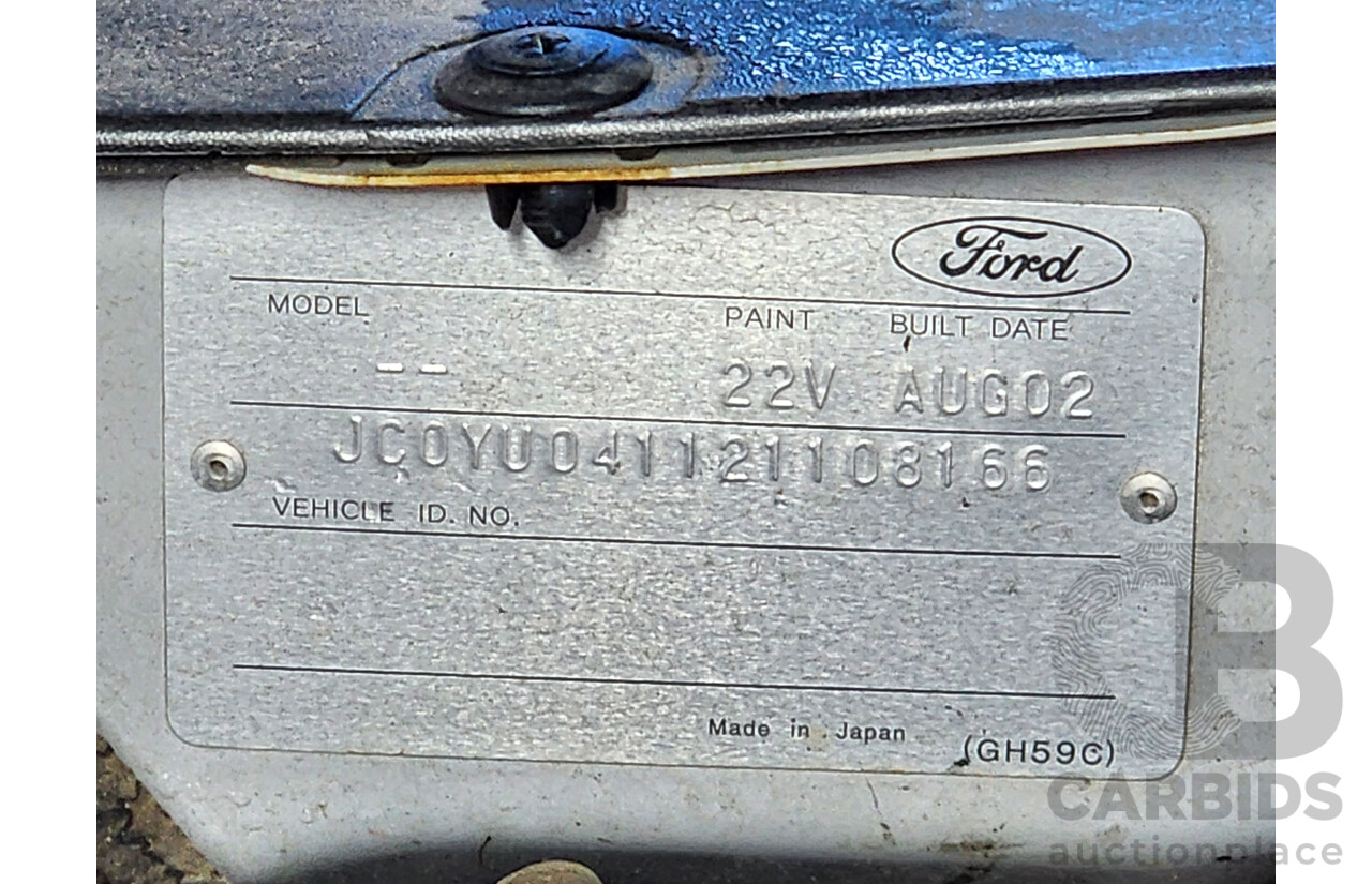 9/2002 Ford Escape XLT BA 4d Wagon Silver 3.0L