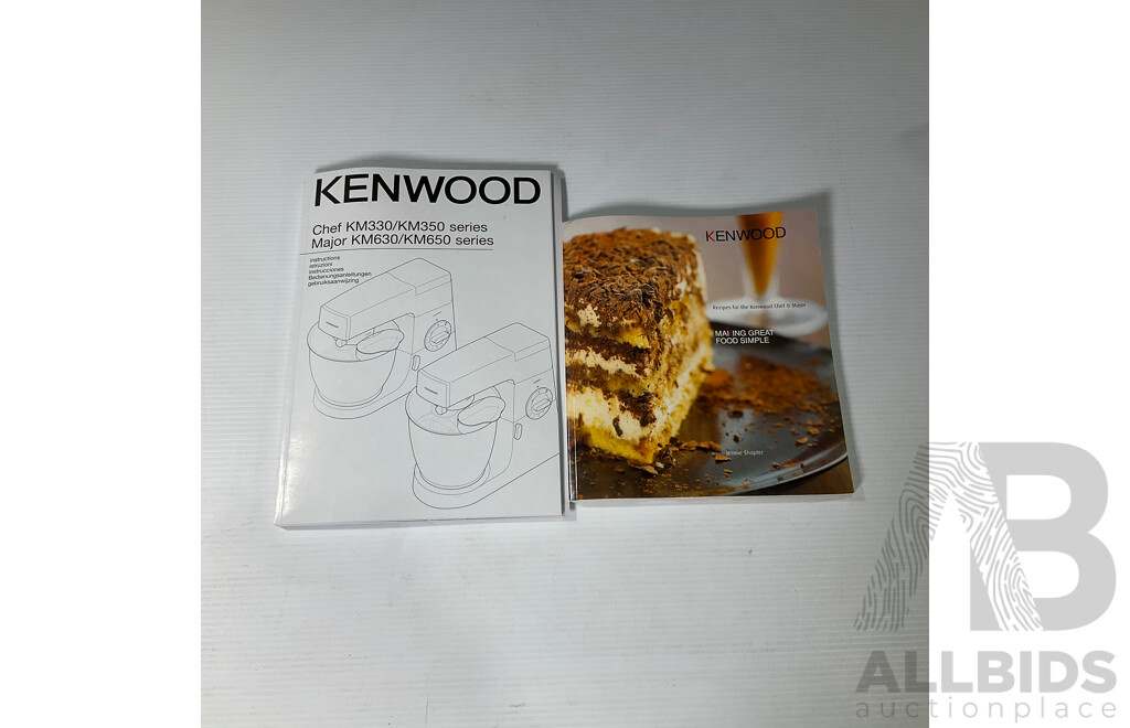 Kenwood Chef Mixer with Instruction Manual and Cookbook