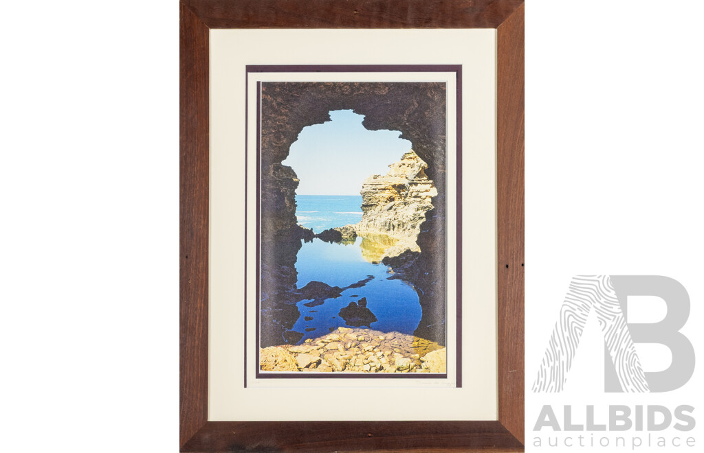 Yvonna De Jong, (20th Century, Australian), Window to the Sea (2003), Original Limited Editioned & Signed Photograph on Canvas, 60W x 78H cm (frame)