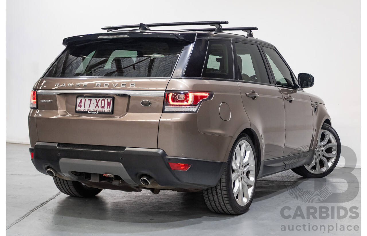 9/2017 Land Rover Range Rover Sport 3.0 TDV6 SE (AWD) LW MY17 4d Wagon Kaikoura Stone Metallic Turbo Diesel V6 3.0L