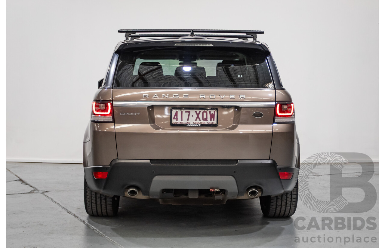 9/2017 Land Rover Range Rover Sport 3.0 TDV6 SE (AWD) LW MY17 4d Wagon Kaikoura Stone Metallic Turbo Diesel V6 3.0L