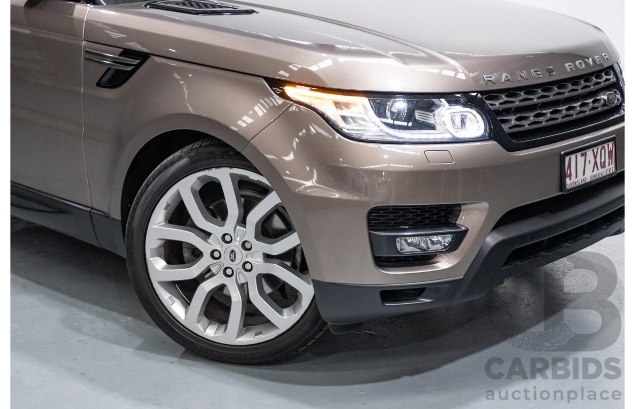 9/2017 Land Rover Range Rover Sport 3.0 TDV6 SE (AWD) LW MY17 4d Wagon Kaikoura Stone Metallic Turbo Diesel V6 3.0L