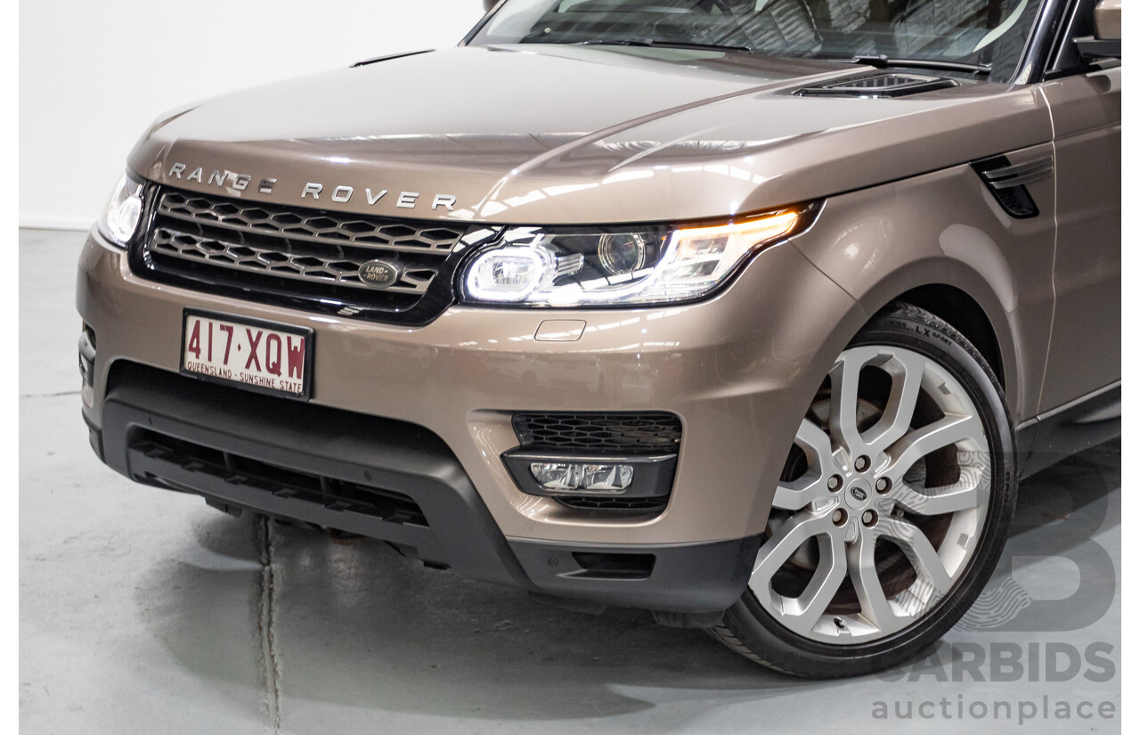 9/2017 Land Rover Range Rover Sport 3.0 TDV6 SE (AWD) LW MY17 4d Wagon Kaikoura Stone Metallic Turbo Diesel V6 3.0L