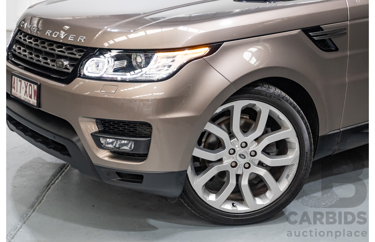 9/2017 Land Rover Range Rover Sport 3.0 TDV6 SE (AWD) LW MY17 4d Wagon Kaikoura Stone Metallic Turbo Diesel V6 3.0L