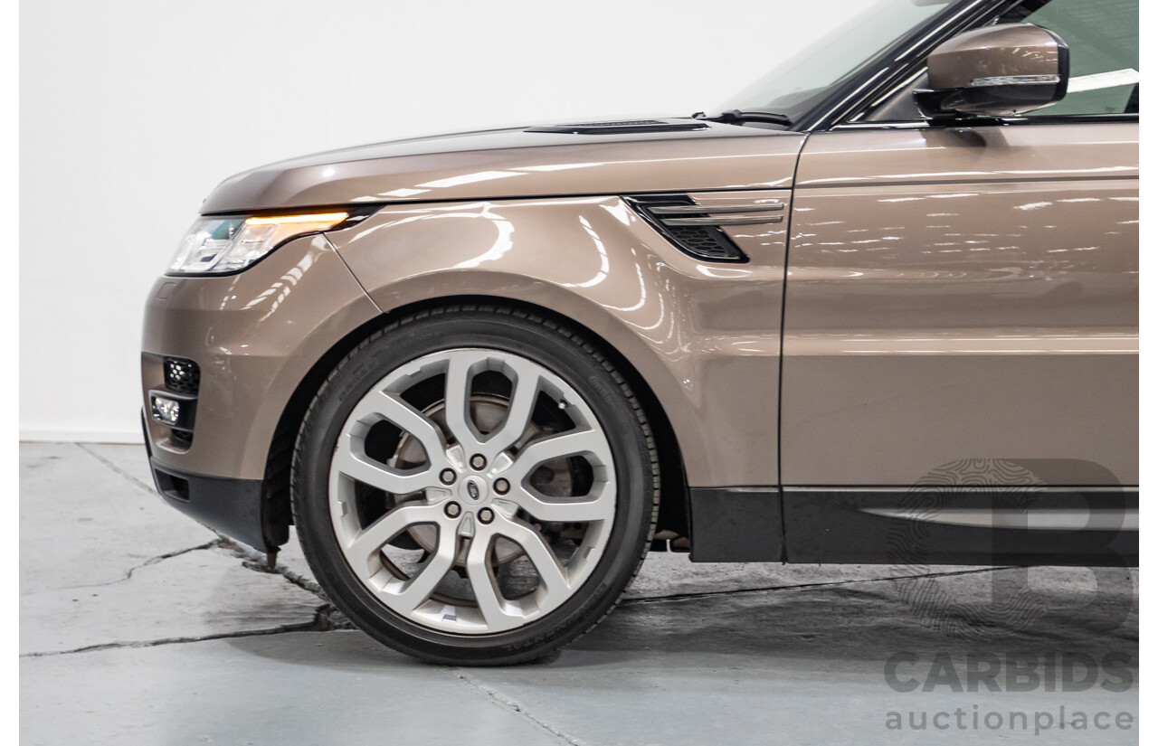 9/2017 Land Rover Range Rover Sport 3.0 TDV6 SE (AWD) LW MY17 4d Wagon Kaikoura Stone Metallic Turbo Diesel V6 3.0L