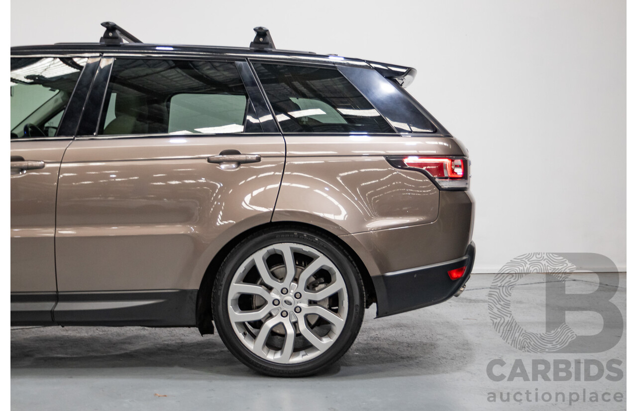 9/2017 Land Rover Range Rover Sport 3.0 TDV6 SE (AWD) LW MY17 4d Wagon Kaikoura Stone Metallic Turbo Diesel V6 3.0L
