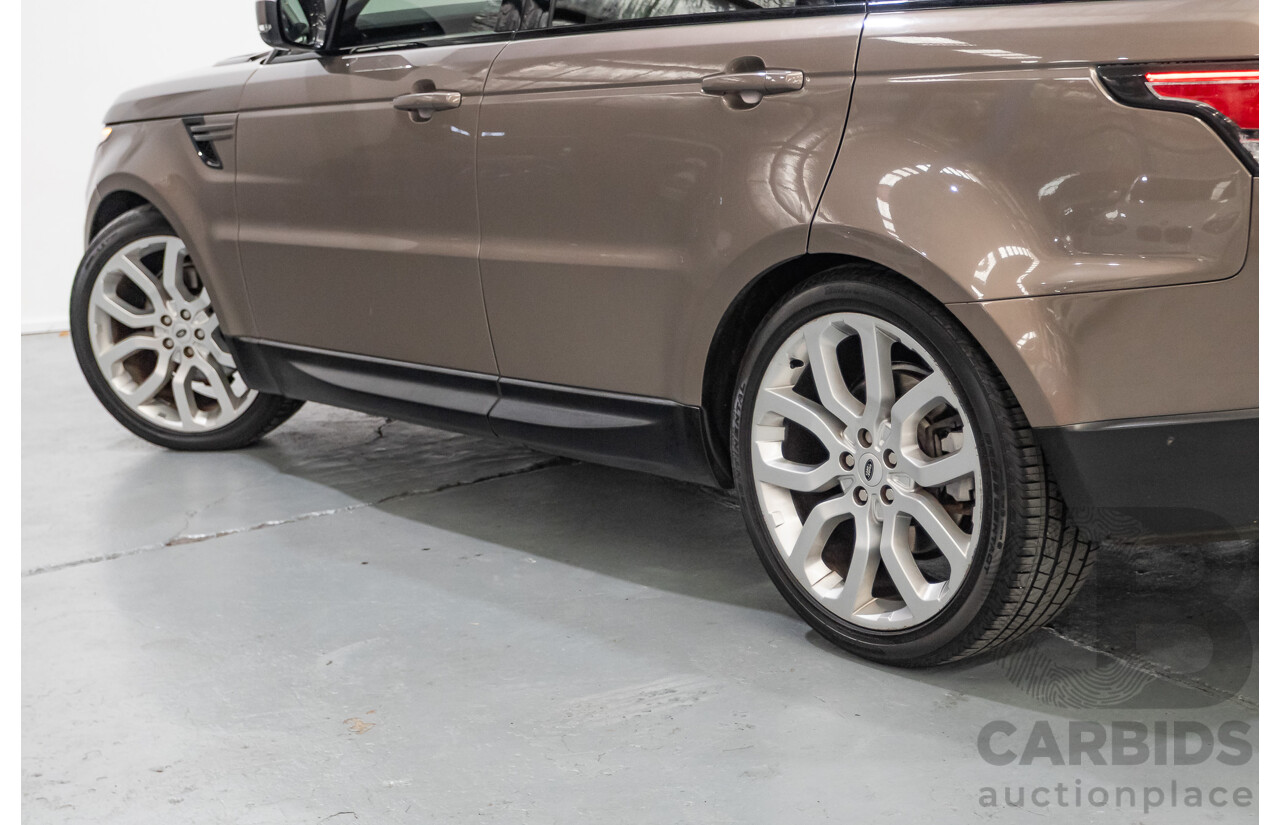 9/2017 Land Rover Range Rover Sport 3.0 TDV6 SE (AWD) LW MY17 4d Wagon Kaikoura Stone Metallic Turbo Diesel V6 3.0L