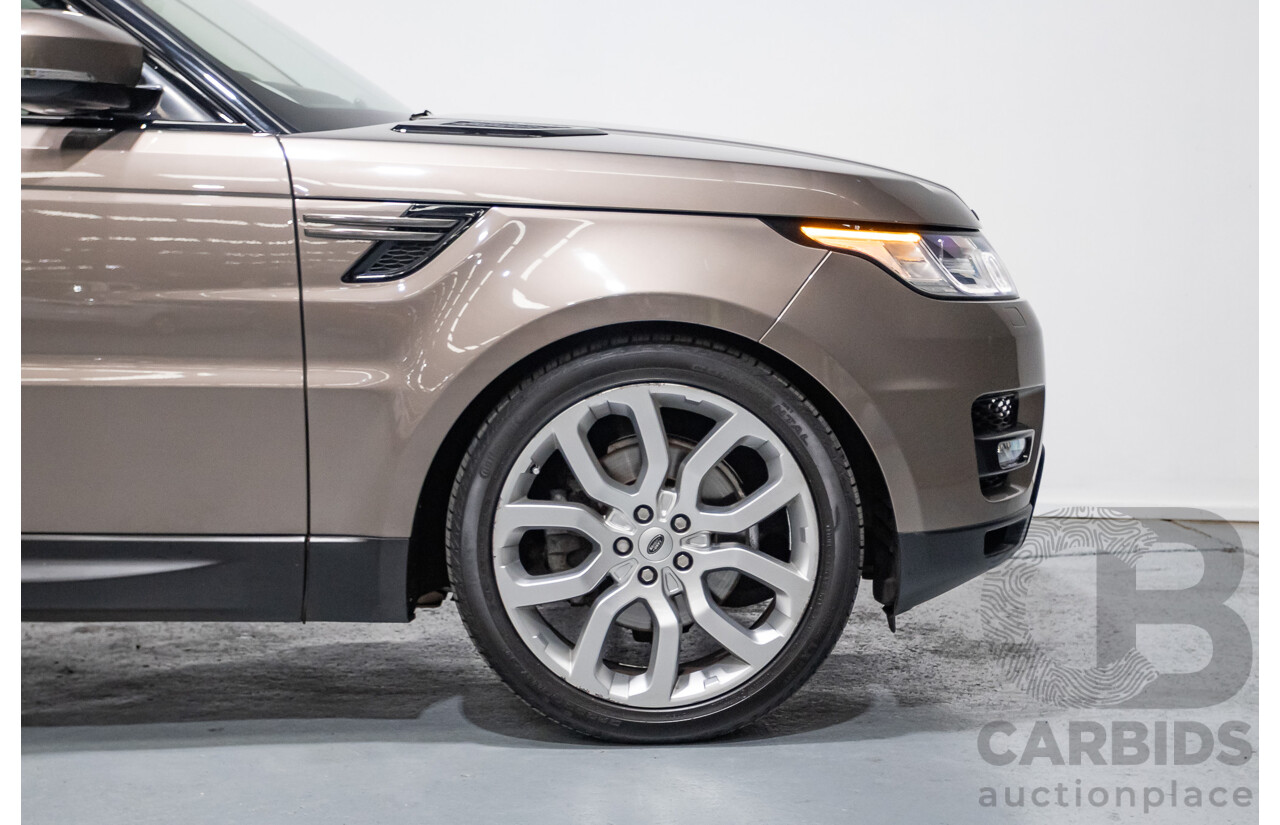 9/2017 Land Rover Range Rover Sport 3.0 TDV6 SE (AWD) LW MY17 4d Wagon Kaikoura Stone Metallic Turbo Diesel V6 3.0L