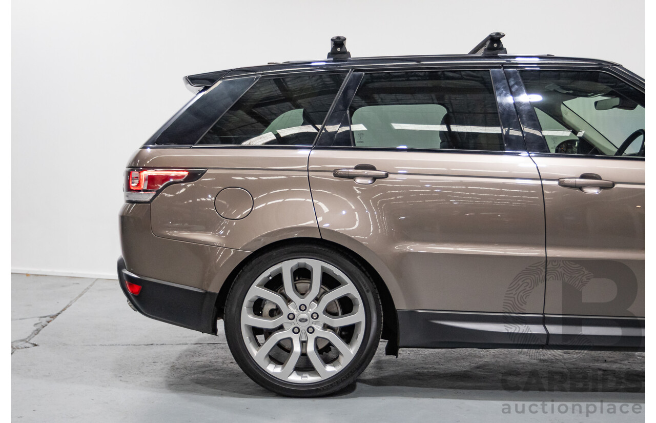 9/2017 Land Rover Range Rover Sport 3.0 TDV6 SE (AWD) LW MY17 4d Wagon Kaikoura Stone Metallic Turbo Diesel V6 3.0L