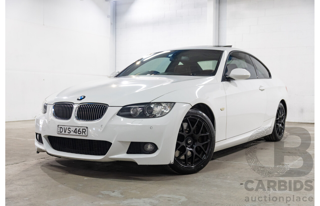 1/2008 Bmw 335i (RWD) E92 2d Coupe White Twin Turbo Inline 6 3.0L