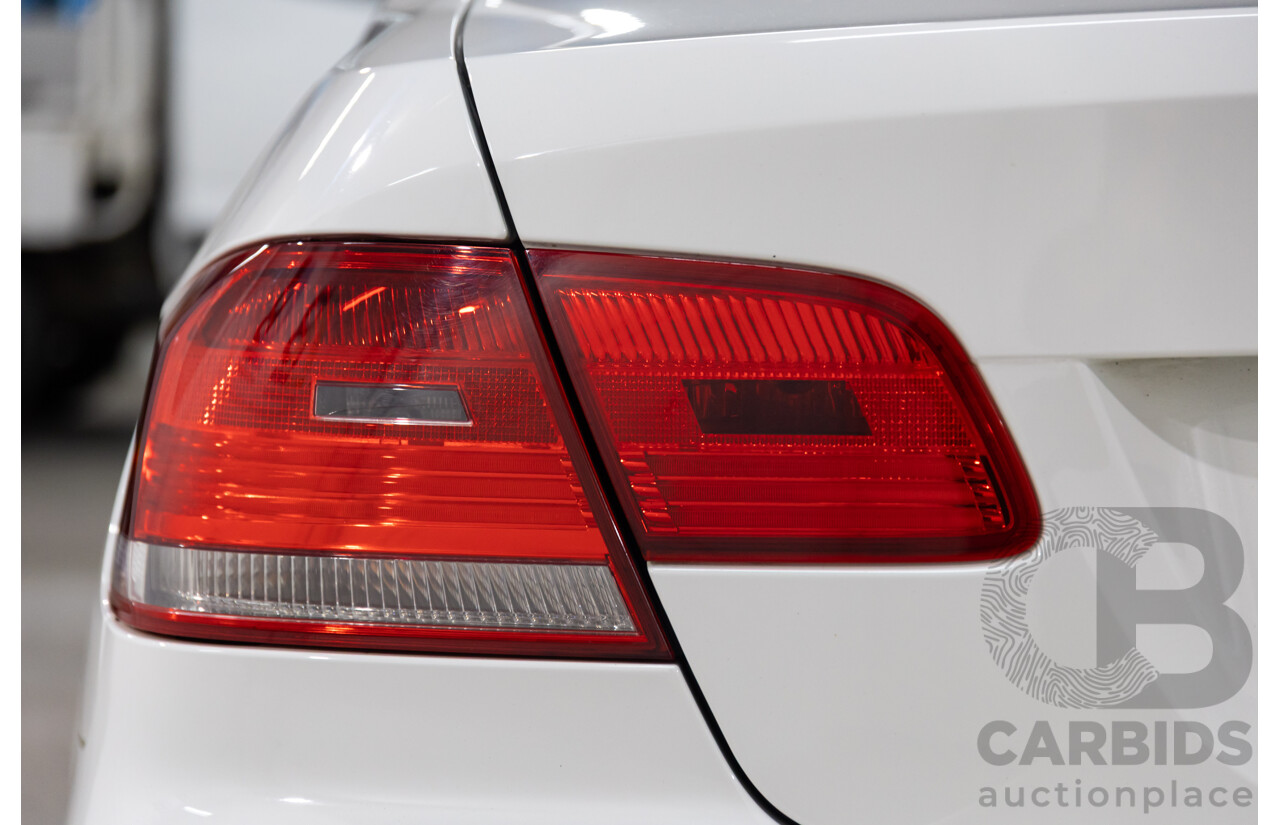 1/2008 Bmw 335i (RWD) E92 2d Coupe White Twin Turbo Inline 6 3.0L