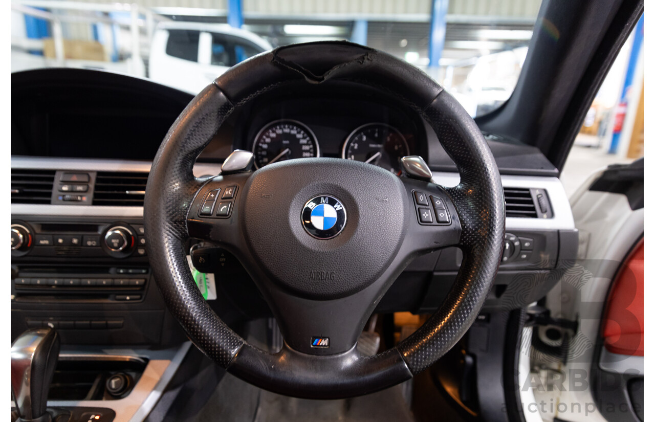 1/2008 Bmw 335i (RWD) E92 2d Coupe White Twin Turbo Inline 6 3.0L