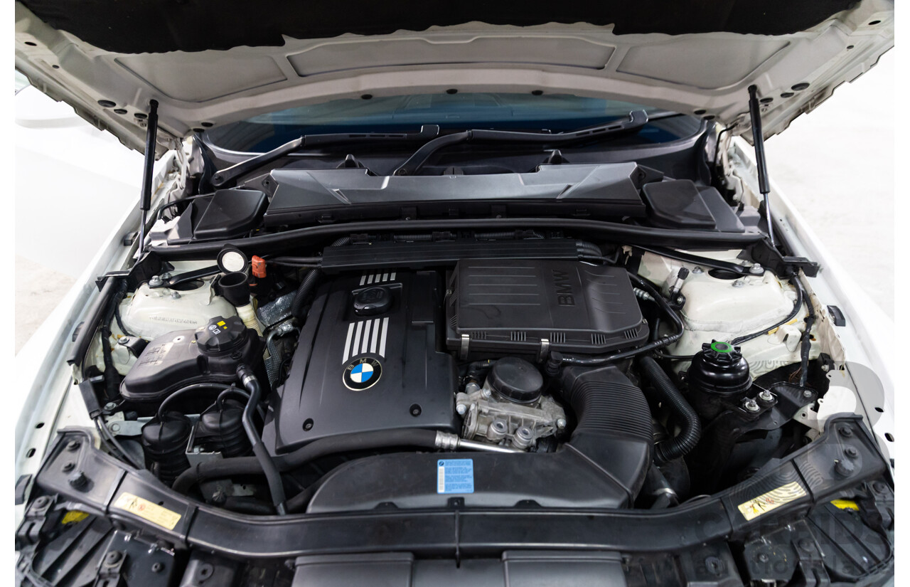 1/2008 Bmw 335i (RWD) E92 2d Coupe White Twin Turbo Inline 6 3.0L