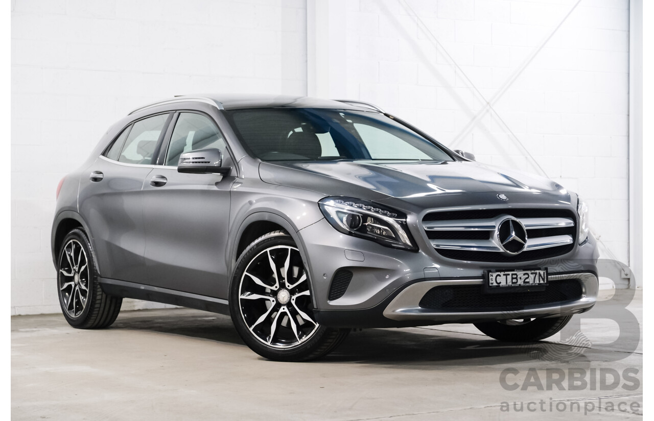 06/2014 Mercedes-Benz Gla 250 4MATIC AWD X156 4D Wagon Mountain Grey Metallic Turbo 2.0L