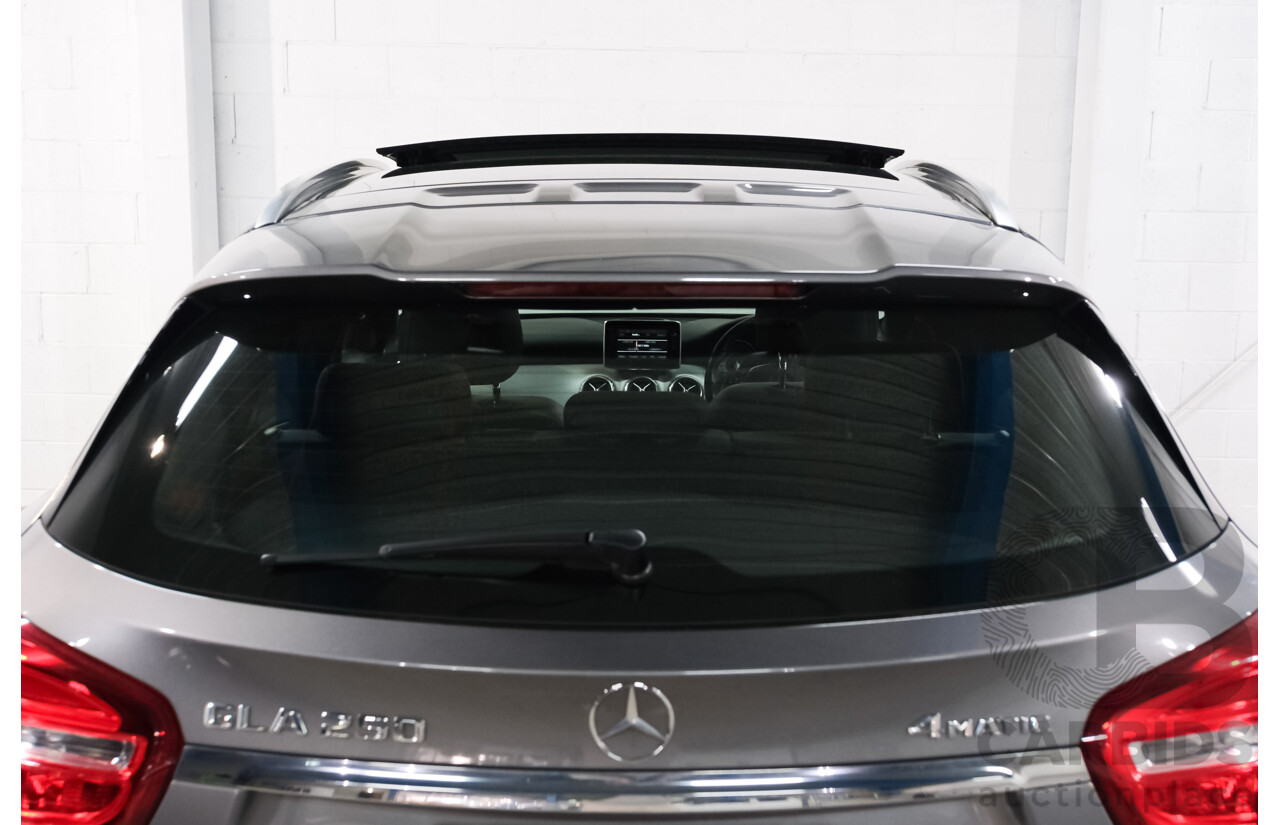 06/2014 Mercedes-Benz Gla 250 4MATIC AWD X156 4D Wagon Mountain Grey Metallic Turbo 2.0L